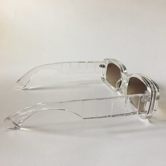 *HOST PICK* Betbe Sunglasses Clear Fashion Polarized Rectangle BE3168 Italy New - Picture 10 of 14